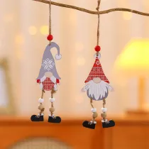 Christmas Wood Gnome Christmas Ornament Decoration