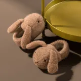 Toddler Kids Cartoon Bunny Cotton Winter Warm Home Non-slip Rabbit Shoes