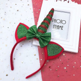 Merry Christmas Sequins Christmas Tree Headband Xmas Party Gift Decoration