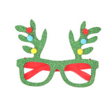 Merry Christmas HO HO HO and Snowman Christmas Decoration Glasses Frame