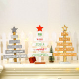 Christmas Painted Letter Card Xmas Tree Christmas Ornament Decoration