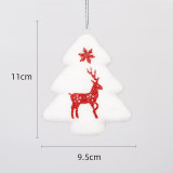 Merry Christmas 6 Packs Foam Christmas Tree Hanging Ornament Christmas Decoration