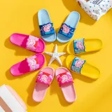 Toddler Kids Flat Beach Cartoon Animal Pig Non-slip Summer Slipper