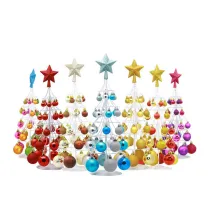 Christmas Ornament Tree Build with Xmas Ball Christmas Home Decor