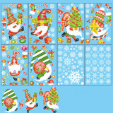 Christmas Gnome Snowflake Candy Home Decor Window Sticker Christmas Decor