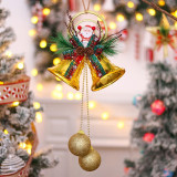 Merry Christmas 3 Pieces Jingle Bell Christmas Ornament Decoration