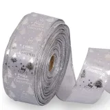 Merry Christmas 5m Christmas Tree Metallic Ribbon Christmas Party Decoration