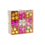 Merry Christmas 99 Pieces 3cm Mixed Color Set Christmas Hanging Ornaments Balls Decoration