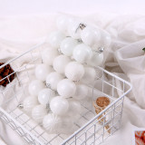 Merry Christmas 36 Pieces 4cm Frosted and Matte Christmas Tree Ornaments Hanging Balls Decoration