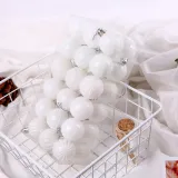 Merry Christmas 36 Pieces 4cm Frosted and Matte Christmas Tree Ornaments Hanging Balls Decoration