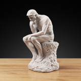 Home Ornament Abstract Thinker Man Craft Desktop Figure Statue