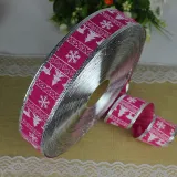Merry Christmas 5 Rolls 2m Metallic Ribbon Christmas Party Decoration