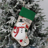 Christmas Santa Claus Gift Bag Socks Christmas Ornament Decoration