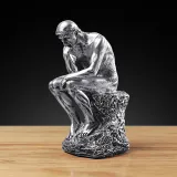 Home Ornament Abstract Thinker Man Craft Desktop Figure Statue