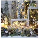 Merry Christmas 64 Pieces 6cm Christmas Ornaments Hanging Balls Decoration