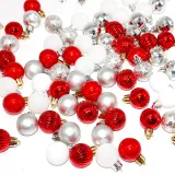 Merry Christmas 99 Pieces 3cm Mixed Color Set Christmas Hanging Ornaments Balls Decoration