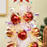 Christmas Basket Xmas Tree with Ball and Streamer Christmas Ornament