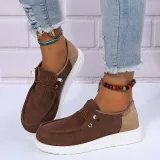 Women Low-top Platform Sneaker Shoes One Pedal Shoes