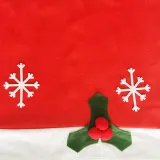 Christmas 2 Pieces Snowflake Home Chair Covers Table Runner Christmas Home Decor