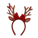 Merry Christmas Headband Reindeer Antlers Christmas Party Gift