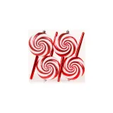 Merry Christmas 4 Pieces Lollipop Christmas Tree Ornament Decoration