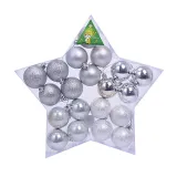 Merry Christmas 20 Pieces 5cm Frosted and Matte Christmas Tree Ornaments Hanging Balls Decoration
