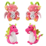 Cute Dinosaur Dragon Fruit Macaroon Stuffed Plush Toys