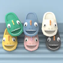 Toddler Kids Flat Beach Cartoon Dinosaurs Non-slip Summer Slipper