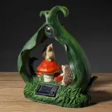 Home Garden Hedgehog Ornament Resin Craft Ornament Figure Statue