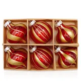 Merry Christmas Painted Lantern Christmas Balls Home Decoration