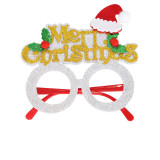 Christmas Party Decoration Christmas 2023 Santa Glasses Frame Christmas Gift