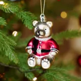Merry Christmas Stars Flower Painted Christmas Tree Ornaments Hanging Balls Decoration