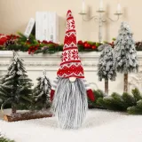 Merry Christmas Gnome Wine Cover Christmas Ornament Decoration