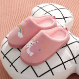 Toddler Kids Unisex Cartoon Animals Dinosaurs Cotton Plush Winter Home Slipper