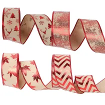 Merry Christmas 2m Silk Ribbon Gift Strap and Christmas Tree Christmas Party Decor