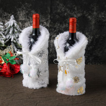 Christmas Snowflake Wine Cover Ornament Christmas Home Decor