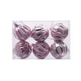 Merry Christmas 6 Pieces 6cm Painted Christmas Balls Home Party Decoration
