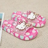 Toddler Kids Flat Beach Cartoon Cute Heart Cat Dots Non-slip Home Summer Slipper