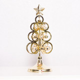 Christmas Metal Xmas Tree with Jingle Bell and Rings Christmas Ornament Decoration