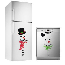 Christmas Snowman Emoji with Hat DIY Fridge Magnet and Sicker Christmas Home Decor