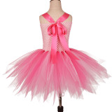 2 PCS Angel Elf Little Fairy Butterfly Wings Tutu Dresses For Toddler Girls Dream Outfit With Headband