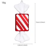 Merry Christmas 16CM PVC Painted Candy Christmas Tree Ornament Decoration