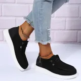 Women Low-top Platform Sneaker Shoes One Pedal Shoes
