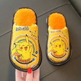 Toddler Kids Cute Cartoon Cotton Plush Winter Shoes Home Slipper