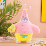 Soft Stuffed Cartoon Pink Starfish Toys Plush Doll Gifts