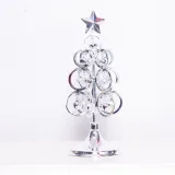 Christmas Metal Xmas Tree with Jingle Bell and Rings Christmas Ornament Decoration