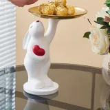 Home Polar Bear Tray Ornament Desktop Craft Ornament Figure Statue