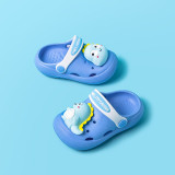 Toddler Kids Cartoon Cute Dinosaurs Flat Beach Non-slip Summer Slipper Sandals