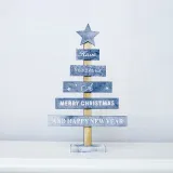Christmas Painted Letter Card Xmas Tree Christmas Ornament Decoration