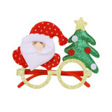 Merry Christmas Party Decoration Xmas Glasses Frame Christmas Gift